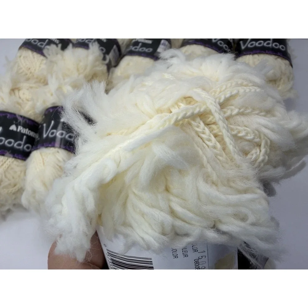 Patons Voodoo Yarn Lot Of 10-‎ Fleece Acrylic Nylon Blend 50g Each #2